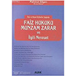Faiz Hukuku Munzam Zarar ve �lgili Mevzuat Alfa Yay�nlar�