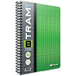 Tram Spiralli Seperat�rl� PP Kapak A4 160 Yaprak Kareli Defter (2820) G�pta