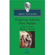 Ernst Von Aster in Ders Notlar� Sentez Yay�nlar�