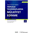 Tapusuz Ta��nmazlarda M�lkiyet Edinme Se�kin Yay�nevi