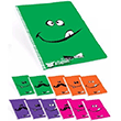 Happy Days A4 100 Yaprak Kareli PP Kapak Defter Keskin Color