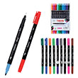 �ift U�lu 10 lu Fineliner Ke�eli Kalem SAHIN.293-10 Mikro