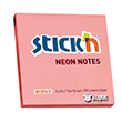 Neon Pembe 100 Yaprak Yap��kanl� Not Ka��d� 76x76 (21166) G�pta