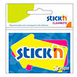2 Neon Renk Ok �ekilli 60 Yaprak 76x50 Yap��kanl� Not Ka��d� (21141) G�pta