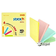 4 Pastel Renk Magic 100 Yaprak 76x76 Yap��kanl� Not Ka��d� G�pta