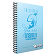 Ubook Spiralli PP Kapak A4 100 Yaprak �izgili Defter G�pta