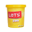 Tek Renk Oyun Hamuru Neon Sar� 150 Gr L8340 Lets