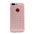 Delikli Iphone7 Plus Gold Rubber Kapak Zore