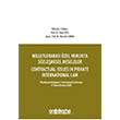 Milletleraras� �zel Hukukta S�zle�mesel Meseleler Contractual Issues in Private International Law Mustafa Erkan On �ki Levha Yay�nlar�