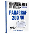Paragraf 20x40 Konsantrasyon Soru Bankas� Hocalara Geldik