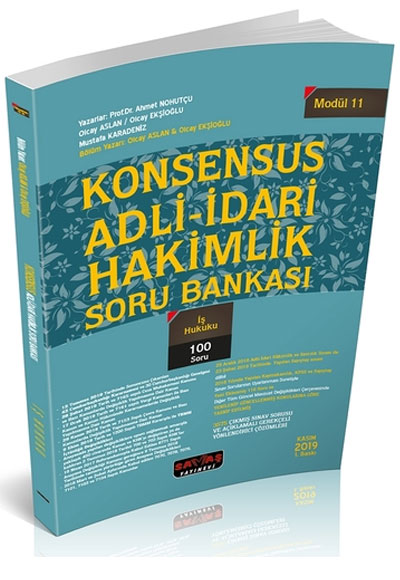 KONSENSUS Adli-�dari Hakimlik �� Hukuku Soru Bankas� Sava� Yay�nlar� Kas�m 2019