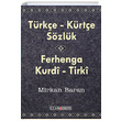 T�rk�e K�rt�e S�zl�k Ferhenga Kurdi Tirki Mirkan Baran Ozan Yay�nc�l�k