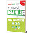 8. S�n�f Fen Bilimleri Yeni Nesil Denemeler Gama Okul Yay�nlar�