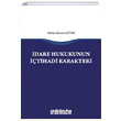 �dare Hukukunun ��tihadi Karakteri Halim Alperen ��tak On �ki Levha Yay�nlar�