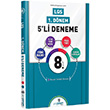 1.D�nem LGS 8.S�n�f 5 li Deneme Yeniyorum Yay�nlar�