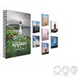 Travel Journal Spiralli Karton Kapak Defter A4 80 Yaprak Kareli (4353) G�pta
