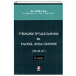 �tiraz�n �ptali Davas� ile Tahsil (Eda) Davas� Bilge Yay�nevi