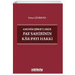 Anonim �irketlerde Pay Sahibinin Kar Pay� Hakk� On �ki Levha Yay�nlar�