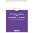 KKTC �zel Hukuku Cilt 3 S�zle�meler Hukuku On �ki Levha Yay�nlar�