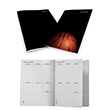 Basketball Ball on Black Background Weekly Planner Notebook Pelikan Yay�nevi