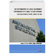 The Determinants of Local Government Performance In A Small Island Economy Kriter Yay�nlar�