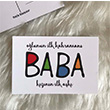 Baba Kartpostal� 1 KP78 Book Tasar�m