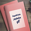 Hayallerinin Pe�inden Git - �zel Tasar�m - 32 Sayfa Filozof Defter