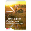 Temel E�itim Eserlerinin E�itime Yans�malar� Pegem Yay�nlar�