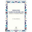 Osmanl� Yarg� Kararlar� Akademisyen Kitabevi