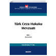 T�rk Ceza Hukuku Mevzuat� Cilt 1 Se�kin Yay�nc�l�k
