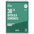TYT Biyoloji Best Peak 30 lu Denemesi �nl� Yay�nc�l�k