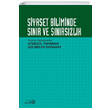 Siyaset Biliminde S�n�r ve S�n�rs�zl�k Ba�lam Yay�nlar�