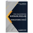 T�rk Ceza Kanununda Katalog Su�lar ve Soru�turma Usul� Platon Hukuk