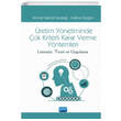 �retim Y�netiminde �ok Kriterli Karar Verme Y�ntemleri Nobel Yay�nevi