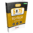 2022 �ABT T�rk�e ��retmenli�i 5x75 Deneme Tamam� PDF ��z�ml� Kaplan Akademi Yay�nc�l�k