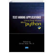 Text Mining Applications Using Real World Data in Python Nobel Yay�nevi