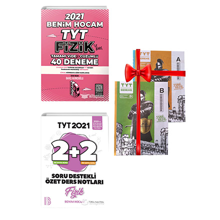 TYT Fizik 40 l� Deneme S�nav� ve 2+2 �zet Ders Notlar� Seti Deneme S�nav� HED�YEL� Benim Hocam Yay�nlar�