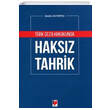 T�rk Ceza Hukukunda Haks�z Tahrik Adalet Yay�nevi