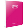 Canvas Tel Diki�li Ofset PP Kapak A5 100 Yaprak Kareli Defter G�pta