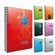 G�pta The Thing Spiralli Ofset PP Kapak A6 80 Yaprak �izgili Defter