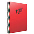 Punto Spiralli Plastik Kapak Defter A4 120 Yaprak Kareli (6539) G�pta