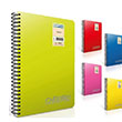 Chromo Spiralli Plastik Kapak A4 140 Yaprak Kareli Defter (1494) G�pta