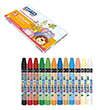 12 Renk Karton Kutu Pastel Boya (K366) G�pta