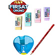 Kalem Kalemtra� Silgi 3 l� Set Silgi G�pta
