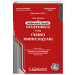 T�m Y�nleri �le Kullanmaya Y�nelik Uyu�turucu Veya Uyar�c� Madde Su�lar� Platon Hukuk Yay�nevi