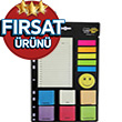 G�nl�k Planlay�c�l�, Cetvelli, Etiket Stickerl�, Yap��kanl� Not Ka��d� Seti Not Yaz