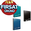 3 L� FRESCO Spiralli Plastik Defter A4 96 Yaprak �izgili GP.3-4935000-2011