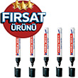 5 li Beyaz Yaz� Tahtas� Kalemi Siyah ED.ED360XL01 Edding