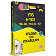 YDS E-YDS Y�K Dil YDT Reading and Vocabulary For Exams Edit�r Yay�nevi