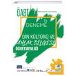 �ABT Din K�lt�r� ve Ahlak Bilgisi ��retmenli�i 5 Deneme Nobel S�nav
